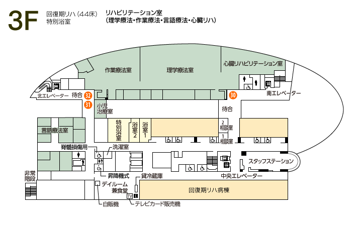 院内マップ3F