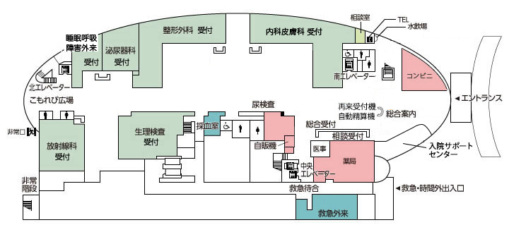 院内マップ1F