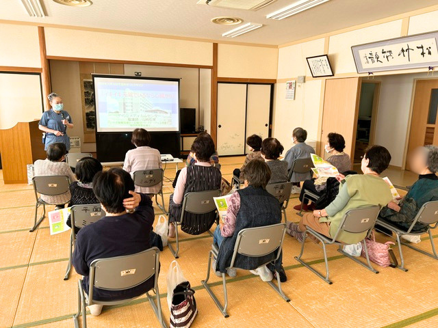 【出前講座】山﨑看護師 in 平面町