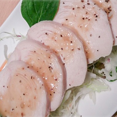 鶏のハーブ蒸し