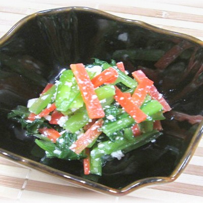 カッテージチーズ白和え